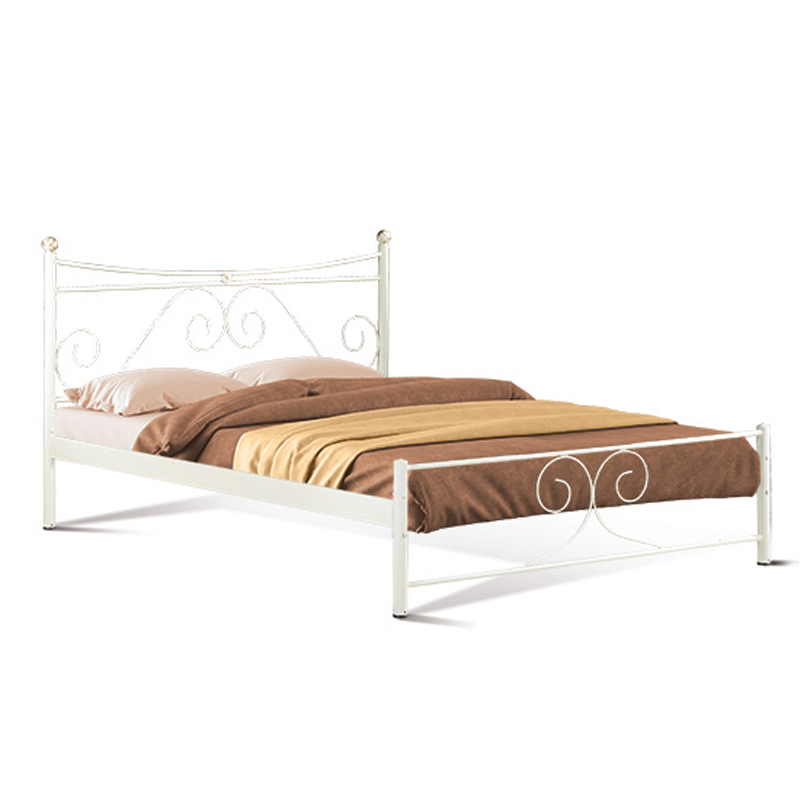 krebati-siderenio-mpez-erato-150200-1 Κρεβατι Σιδερενιο Fylliana Erato Μπεζ 150x200εκ - Image 1