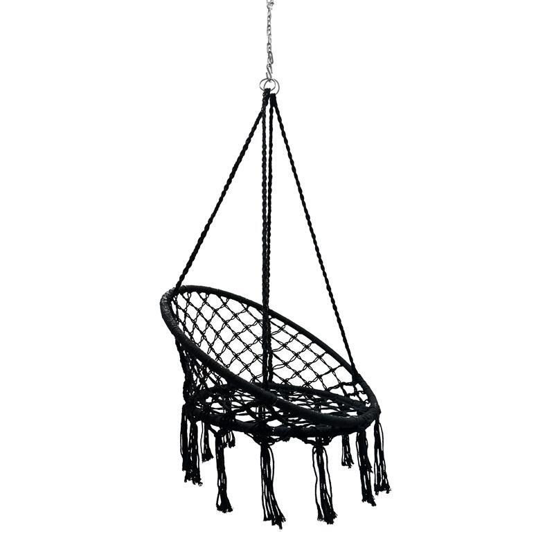 kremasti-koynia-aiora-nala-mayro-80x80x125ek1750071613 Κρεμαστη Κουνια-Αιωρα Nala Μαυρο 80x80x125εκ - Image 1