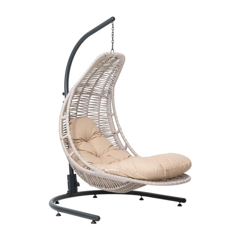 kremasti-metalliki-polythrona-folia-fylliana-alok-rope-cappuccino-chroma-121x140x200ek1675163707 Κρεμαστη Μεταλλικη Πολυθρονα-Φωλια Fylliana "Alok Rope" Cappuccino Χρωμα 121x140x200εκ - Image 1
