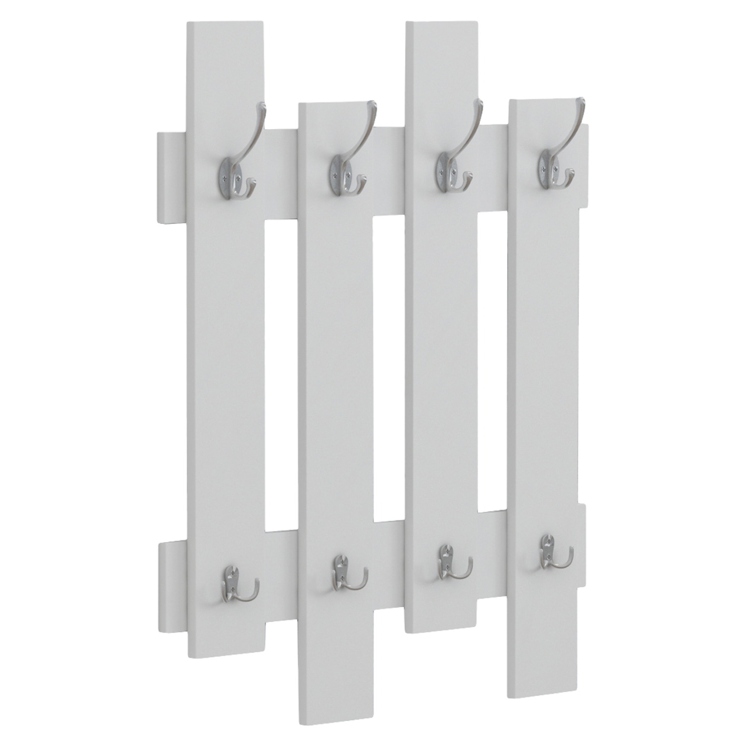 kremastra-eisodoy-fb9894011-melamini-se- Κρεμαστρα Εισοδου Wesson HM8940.11 Μελαμινη Σε Λευκο 64x4x79υεκ. - Image 1