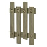 Κρεμαστρα Εισοδου Wesson HM8940.12 Μελαμινη Σε Olive Green 64x4x79υεκ. - Image 4