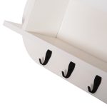 Κρεμαστρα Εισοδου & Κλειστο Ραφι Stor HM18078.01 Μελαμινη Λευκη 84x15.5x28.5υεκ - Image 12
