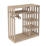 Κρεμαστρα Παιδικη Sani HM18226.03 Ξυλο Σημυδας Σε Φυσικο Χρωμα 90x40x100υεκ.