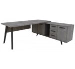 Maxim Marathi Διευθυντικό Γραφείο Premium Μελαμίνης με Storage Unit