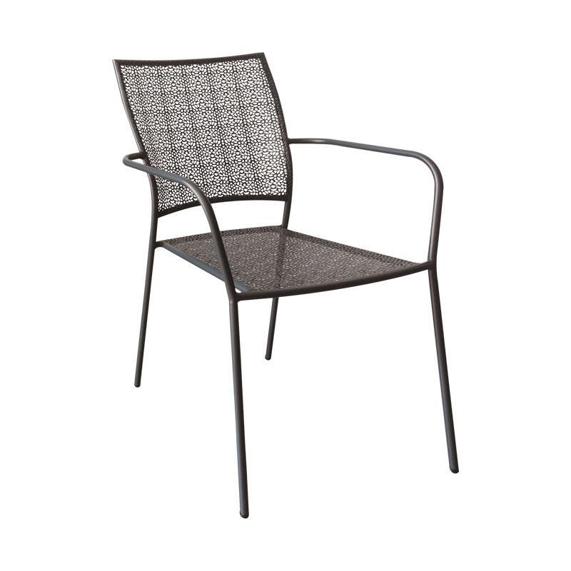 metalliki-karekla-exochis-fylliana-kafe-88801-56x56x89ek1695718811 Μεταλλικη Καρεκλα Εξοχης Fylliana Καφε 88801 56x56x89εκ - Image 1