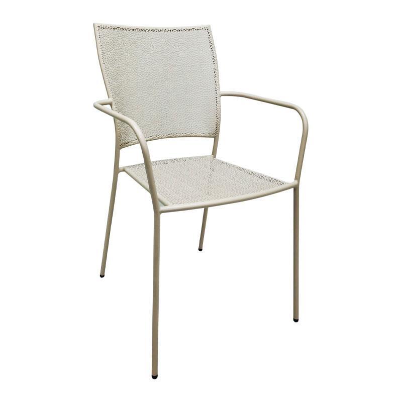 metalliki-karekla-exochis-fylliana-mpez-chroma-88801-56x56x89ek1700037001 Μεταλλικη Καρεκλα Εξοχης Fylliana Μπεζ Χρωμα 88801 56x56x89εκ - Image 1