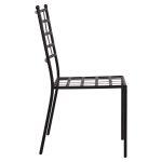 Μεταλλικη Καρεκλα Emery HM5509 Σε Μαυρη Αποχρωση 46x58x88 Cm - Image 4