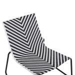 Μεταλλικη Καρεκλα Pony HM6082 Μαυρο & Ασπρο Συνθ.rattan 66x68x75υεκ. - Image 7