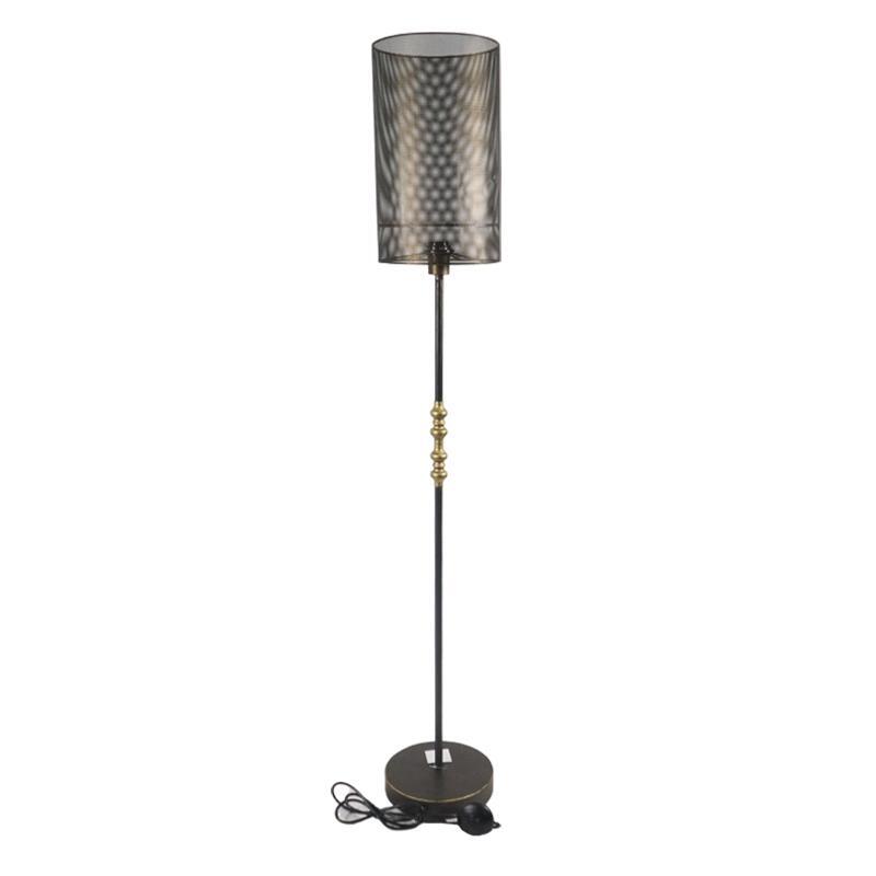 metalliki-lampa-dapedoy-fylliana-fl1218-mayro-mpronze-chroma-22x22x146ek1706270406 Μεταλλικη Λαμπα Δαπεδου Fylliana FL1218 Μαυρο-Μπρονζε Χρωμα 22x22x146εκ E27 - Image 1
