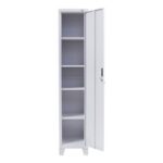 Μεταλλικη Ντουλαπα Fylliana Dakarai Λευκο Χρωμα 38x45x190εκ - Image 4