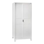 Μεταλλικη Ντουλαπα Fylliana Evelyn Λευκο Χρωμα 90x40x190εκ
