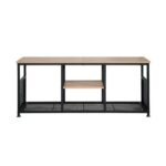 Μεταλλικο Επιπλο Τηλεορασης Fylliana Edge 2195 Sonoma-Artisan Χρωμα 120x40x50εκ - Image 3