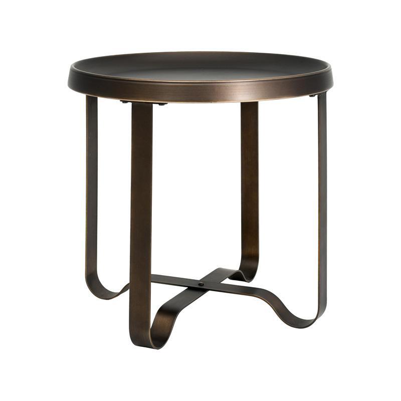 metalliko-stroggylo-trapezaki-gonias-fylliana-fl591-mayro-chroma-50x50ek1747308305 Μεταλλικο Στρογγυλο Τραπεζακι Γωνιας Fylliana FL591 Μαυρο Χρωμα 50x50εκ - Image 1