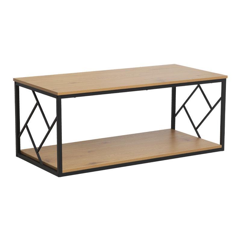 metalliko-trapezaki-salonioy-fylliana-fl1607-sonoma-chroma-110x50x45ek1715763010 Μεταλλικο Τραπεζακι Σαλονιου Fylliana FL1607 Sonoma Χρωμα 110x50x45εκ - Image 1
