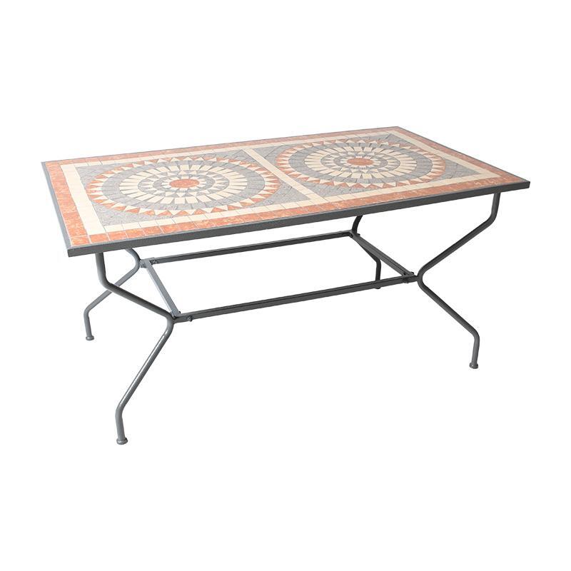 metalliko-trapezi-kipoy-fylliana-francisco-mayro-chroma-140x80x70ek1708591503 Μεταλλικο Τραπεζι Κηπου Fylliana "Francisco" Μαυρο Χρωμα 140x80x70εκ - Image 1