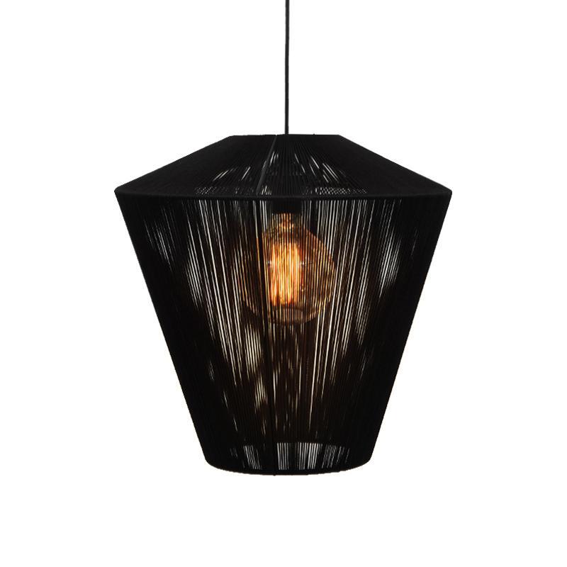 monofoto-fylliana-cord-mayro-50x50ek1670396409 Μονοφωτο Fylliana Cord Μαυρο 50x50εκ E27 - Image 1
