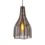 Μονοφωτο Μεταλλικο Fylliana Cage Copper Χρωμα 25x45εκ Sls - Image 2