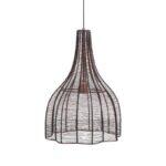 Μονοφωτο Μεταλλικο Fylliana Cage Copper Χρωμα 35x55εκ