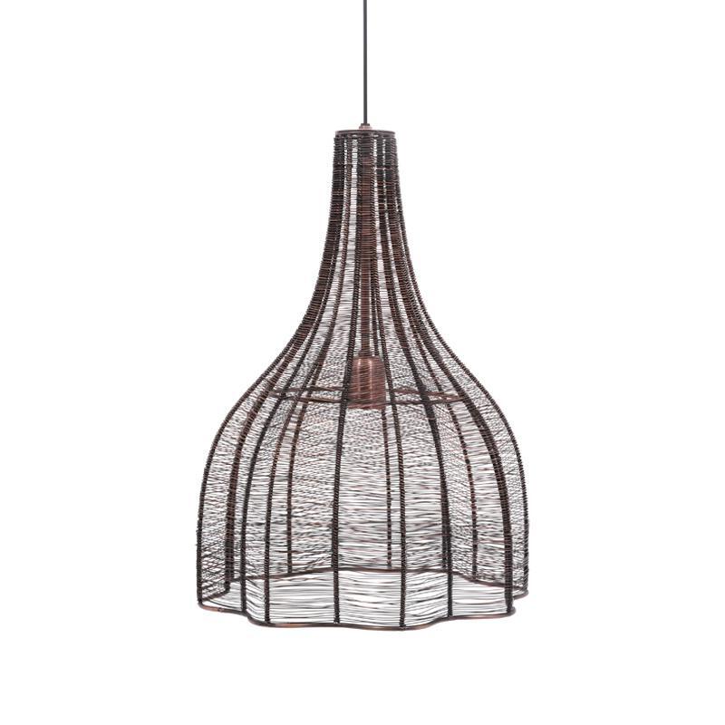 monofoto-metalliko-fylliana-cage-copper-chroma-35x55ek1673351109 Μονοφωτο Μεταλλικο Fylliana Cage Copper Χρωμα 35x55εκ - Image 1