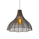 Μονοφωτο Μεταλλικο Fylliana Cage Copper Χρωμα 45x35εκ Sls - Image 2