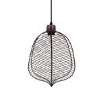 Μονοφωτο Μεταλλικο Fylliana Leaf Copper Χρωμα Μπρονζε 25x13x38εκ Sls