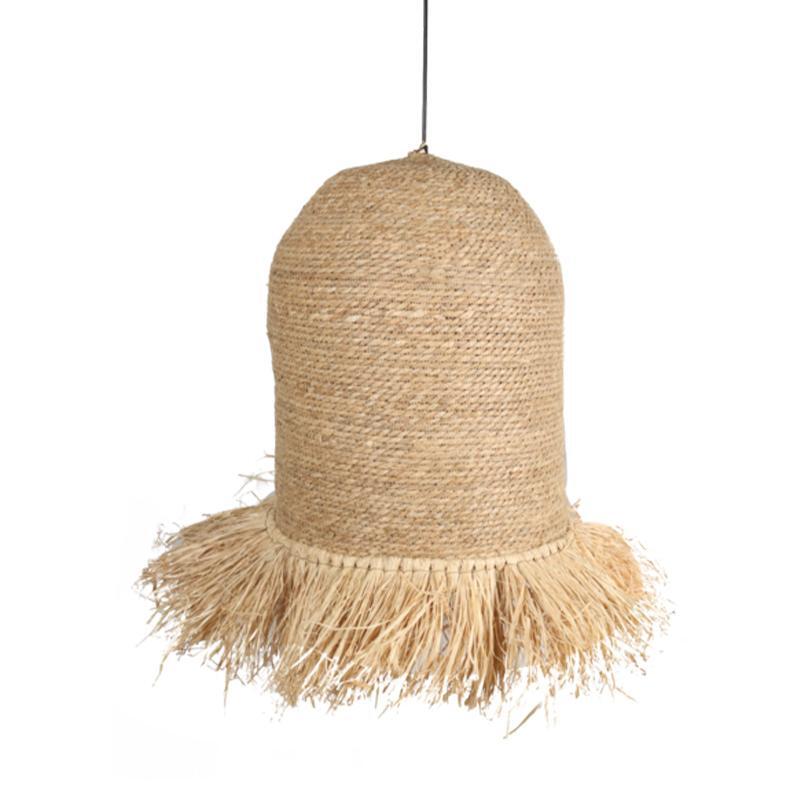 monofoto-psathino-fylliana-boho-fysiko-chroma-40x47ek1704722105 Μονοφωτο Ψαθινο Fylliana FL2370L Boho Φυσικο Χρωμα 40x47εκ - Image 1