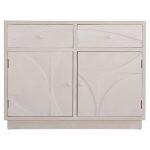 Μπουφες Σειρα Santorini HM18046 MDF Σε Υπολευκο χρωμα-2 Συρταρια & 2 Πορτες 107x38x82,5υεκ. - Image 3