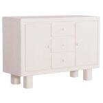 Μπουφες Σειρα Santorini HM18048 MDF Σε Υπολευκο χρωμα-3 Συρταρια & 2 Πορτες 120x38x80υεκ.