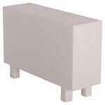 Μπουφες Σειρα Santorini HM18048 MDF Σε Υπολευκο χρωμα-3 Συρταρια & 2 Πορτες 120x38x80υεκ. - Image 5