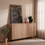 Μπουφες Fylliana Alicante Natural Canella Oak Χρωμα 160x40x84εκ - Image 2
