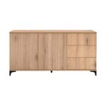 Μπουφες Fylliana Alicante Natural Canella Oak Χρωμα 160x40x84εκ - Image 3