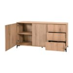 Μπουφες Fylliana Alicante Natural Canella Oak Χρωμα 160x40x84εκ - Image 4