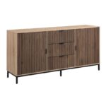 Μπουφες Fylliana Rythmos Sonoma-Wallnut Χρωμα 160x41x80εκ