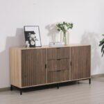Μπουφες Fylliana Rythmos Sonoma-Wallnut Χρωμα 160x41x80εκ - Image 2