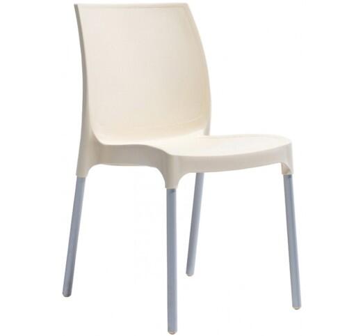 norman-karekla-alouminiou-386-1334 Norman Καρέκλα Αλουμινίου Cream - Image 1
