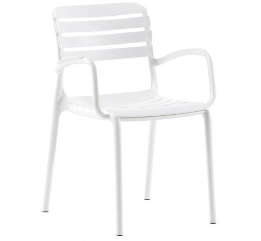 notte-polythrona-polypropylene-45603-117329 Notte Πολυθρόνα Πολυπροπυλενίου Λευκή - Image 1