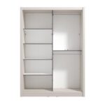 Ντουλαπα Με Καθρεφτη Albi 150 Og Cashmere Χρωμα 155x60x216εκ - Image 4