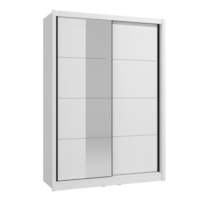 ntoylapa-albi-150-og-leyko-chroma-155x60x216ek1751454311 Ντουλαπα Με Καθρεφτη Albi 150 Og Λευκο Χρωμα 155x60x216εκ - Image 1