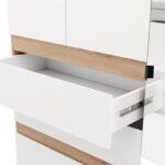 Ντουλαπα Arderin 3k3f1o h207 Artisan Oak-Λευκο 117x52x208εκ - Image 5