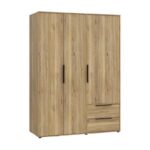 Ντουλαπα Aria Mauvella Oak Χρωμα 145x59x200εκ