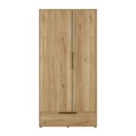Ντουλαπα Aria Mauvella Oak Χρωμα 99x59x200εκ - Image 3