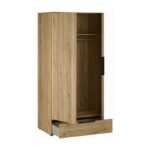 Ντουλαπα Aria Mauvella Oak Χρωμα 99x59x200εκ - Image 4
