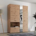 Ντουλαπα Campsie 4k1f1o h207 Artisan Oak Χρωμα 155x52x208εκ - Image 2