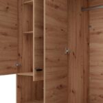 Ντουλαπα Campsie 4k1f1o h207 Artisan Oak Χρωμα 155x52x208εκ - Image 5