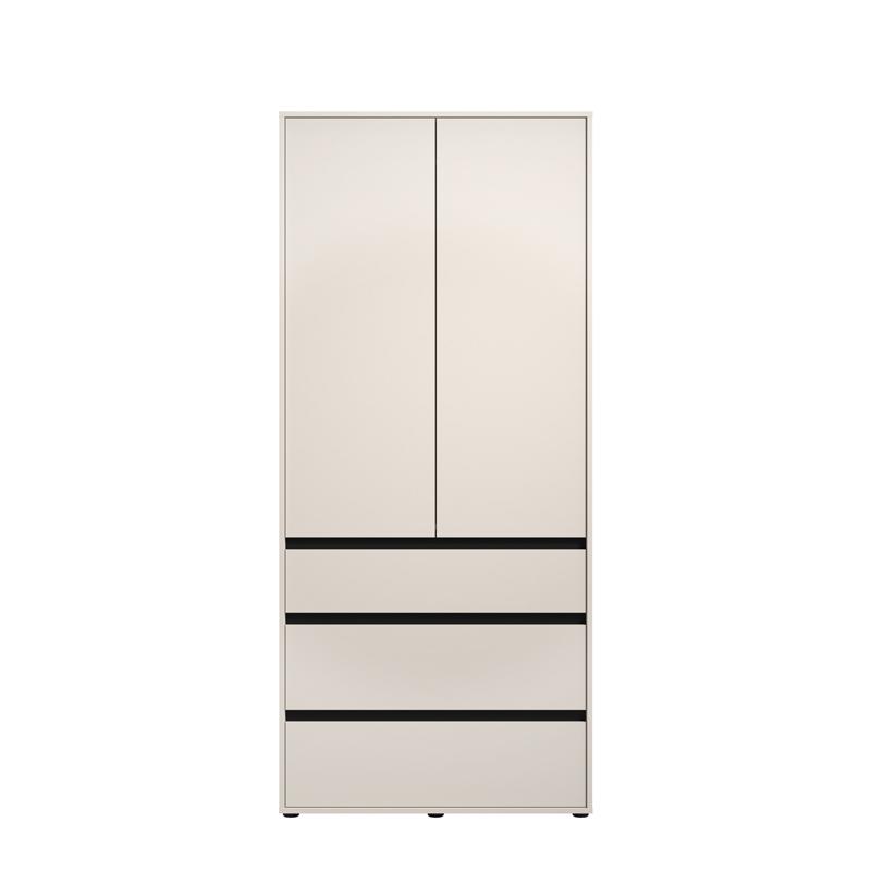 ntoylapa-corbett-2k3f-h211-cashmere-mayro-mat-chroma-93x55x211ek1747116005 Ντουλαπα Corbett 2k3f h211 Cashmere/Μαυρο Ματ Χρωμα 93x55x211εκ - Image 1