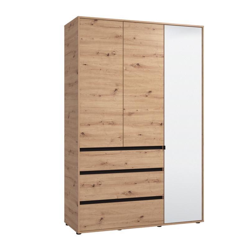 ntoylapa-corbett-3k3f1o-h211-artisan-mayro-mat-chroma-138x55x211ek1747080603 Ντουλαπα Corbett 3k3f1o h211 Artisan/Μαυρο Ματ Χρωμα 138x55x211εκ - Image 1
