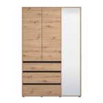 Ντουλαπα Corbett 3k3f1o h211 Artisan/Μαυρο Ματ Χρωμα 138x55x211εκ - Image 3