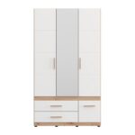 Ντουλαπα Dillon 3k3f1o h207 Artisan Oak-Λευκο 117x52x208εκ - Image 3
