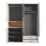 Ντουλαπα Donald 4k2f1o h227 Cashemere/Artisan Oak Χρωμα 179x57x227εκ - Image 5