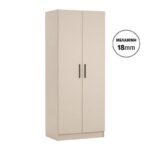 Ντουλαπα Fylliana Prime 2κ 18 Cashmere Χρωμα 80x52x205εκ